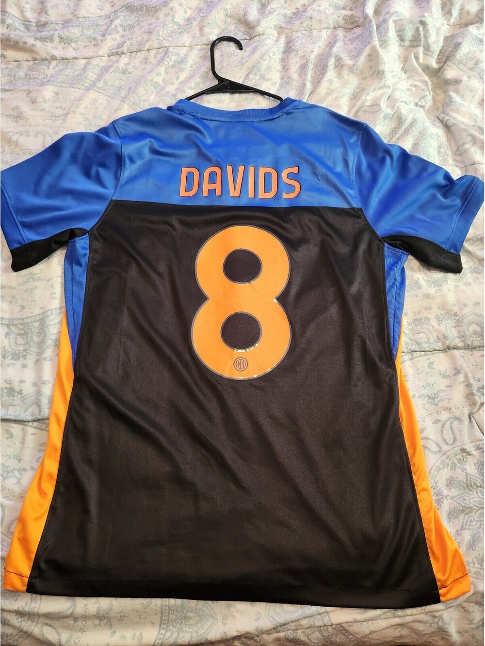 Inter Milan 2025/2026 Edgar Davids Italy Fourth Soccer Jersey Size L